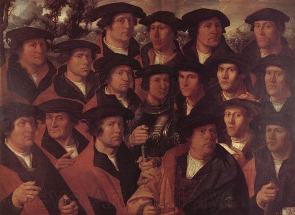 JACOBSZ, Dirck Group Portrait of the Arquebusiers of Amsterdam Norge oil painting art